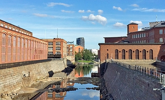 Tammerkoski ja Vapriikki - Tampere | Tammerkoski Rapids